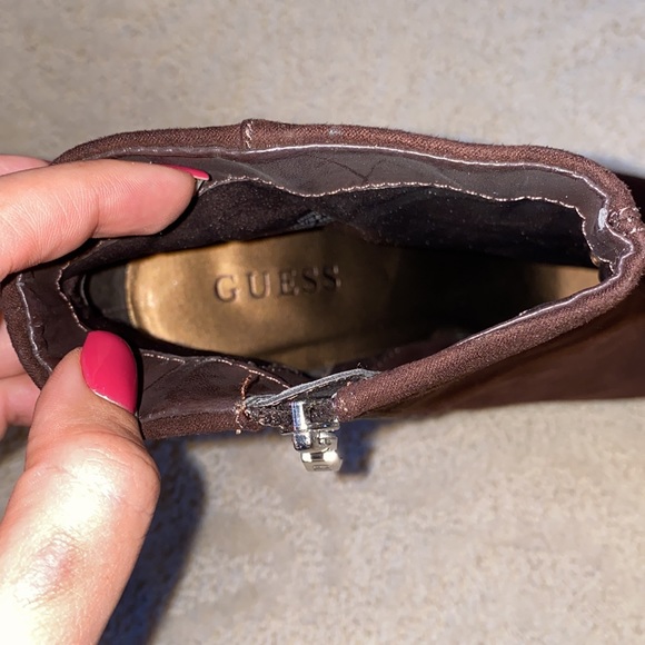 Guess Suede Booties (wedge heel) - Picture 4 of 4